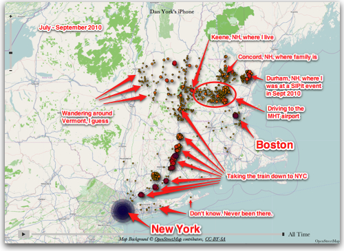 IPhoneTracker 3G northeast