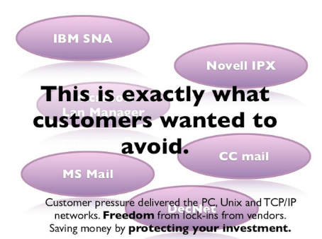 This is what customers wanted to avoid